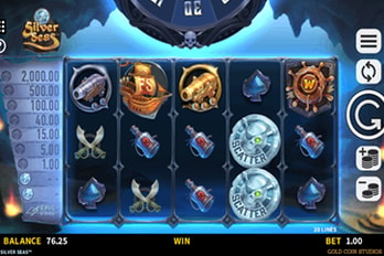 Silver Seas Slot Game Screenshot Image