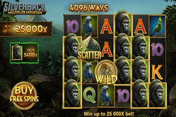 Silverback: Multiplier Mountain Slot Game Screenshot Image