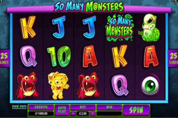 So Many Monsters Slot Game Screenshot Image