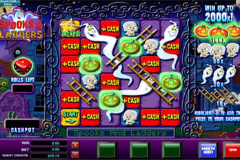 Spooks & Ladders Slot Game Screenshot Image