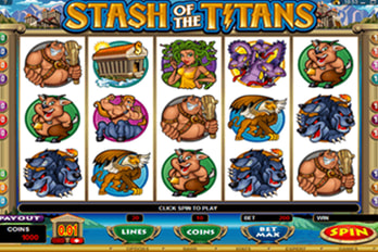 Stash Of The Titans Slot Game Screenshot Image