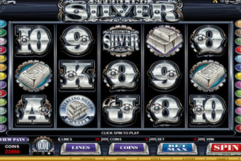 Sterling Silver Slot Game Screenshot Image