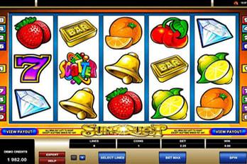 Sun Quest Slot Game Screenshot Image