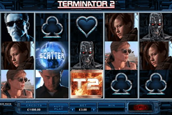 Terminator 2 Remastered Slot Game Screenshot Image