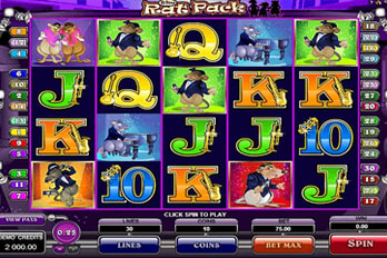 The Rat Pack Slot Game Screenshot Image