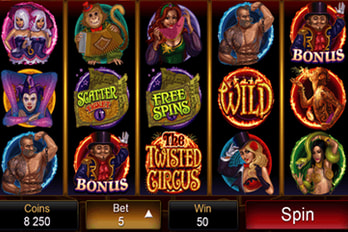 The Twisted Circus Slot Game Screenshot Image