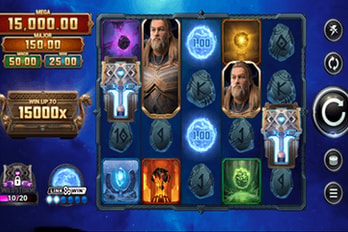 Thunderstruck Wild Lightning Slot Game Screenshot Image