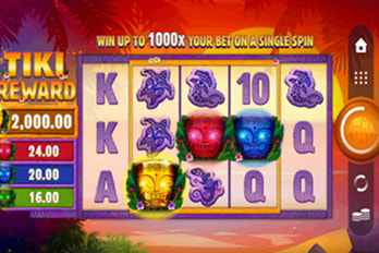 Tiki Reward Slot Game Screenshot Image