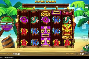 Tiki Tiki Boom Slot Game Screenshot Image