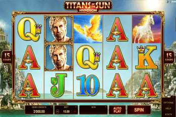 Titans of the Sun: Hyperion Slot Game Screenshot Image
