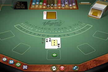 Vegas Strip Blackjack Table Game Screenshot Image
