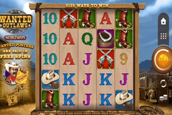 Wanted Outlaws Slot Game Screenshot Image