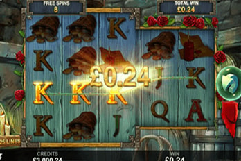 Wicked Tales: Dark Red Slot Game Screenshot Image