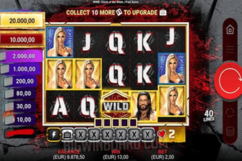 WWE: Clash of the Wilds Slot Game Screenshot Image