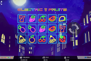 Electric 7 Fruits Slot Game Screenshot Image