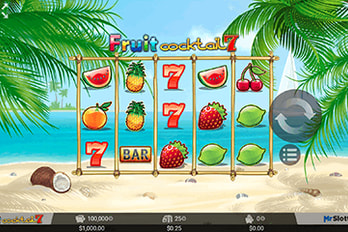 Fruit Cocktail 7 Slot Game Screenshot Image