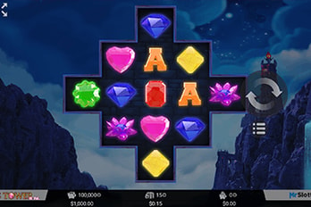 Gems Tower Slot Game Screenshot Image