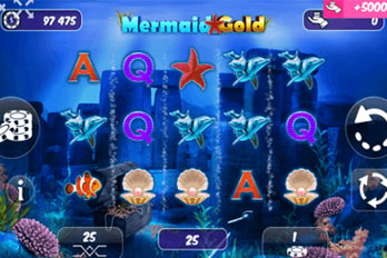 Mermaid Gold Slot Game Screenshot Image
