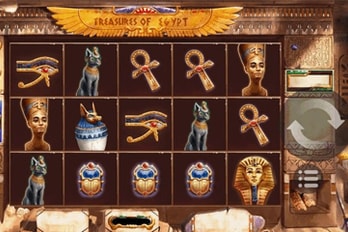 Treasures of Egypt Slot Game Screenshot Image