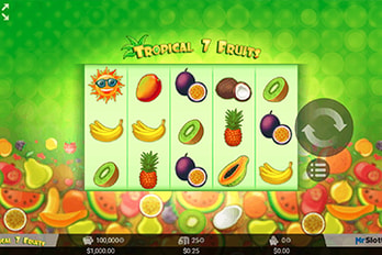 Tropical 7 Fruits Slot Game Screenshot Image