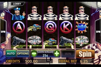 Bank Robbery Slot Game Screenshot Image