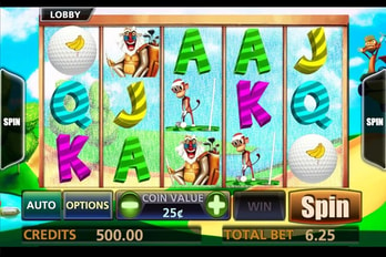 Golf’n Monkeys Slot Game Screenshot Image