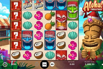 Aloha! Christmas Slot Game Screenshot Image
