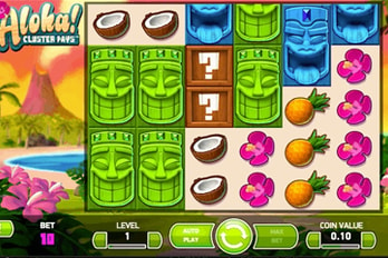 Aloha! Cluster Pays  Slot Game Screenshot Image