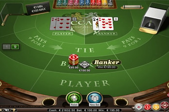 Baccarat: Professional Series Table Game Screenshot Image