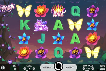 Butterfly Staxx Slot Game Screenshot Image