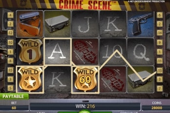 Crime Scene Slot Game Screenshot Image