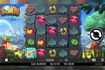 Finn and the Swirly Spin  Slot Game Screenshot Image