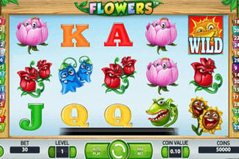 Flowers  Slot Game Screenshot Image