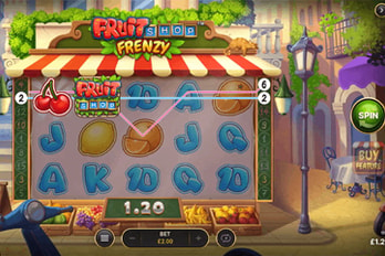 Fruit Shop Frenzy Slot Game Screenshot Image