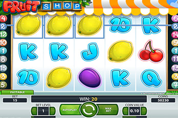 Fruit Shop  Slot Game Screenshot Image
