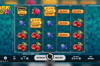 Fruit Spin Slot Game Screenshot Image