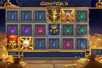 Gods of Gold: InfiniReels Slot Game Screenshot Image