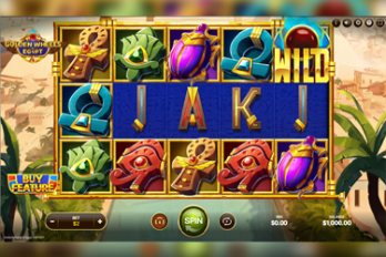 Golden Wheels of Egypt Slot Game Screenshot Image