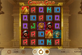 Gonzo's Gold Slot Game Screenshot Image