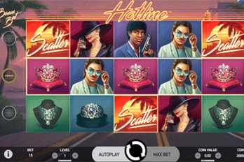 Hotline Slot Game Screenshot Image