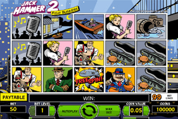 Jack Hammer 2: Fishy Business Slot Game Screenshot Image