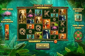 Jungle Spirit Megaways Slot Game Screenshot