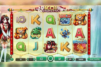 Koi Princess Slot Game Screenshot Image