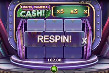 Lights, Camera, Cash! Slot Game Screenshot Image