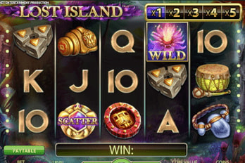 Lost Island Slot Game Screenshot Image