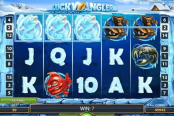 Lucky Angler: A Snowy Catch Slot Game Screenshot Image