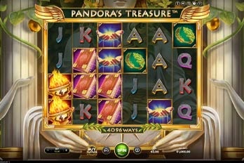 Pandora's Treasure Slot Game Screenshot