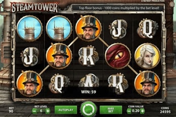 Steam Tower  Slot Game Screenshot Image