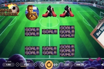 Super Striker Slot Game Screenshot Image