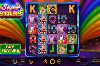 Superstars Slot Game Screenshot Image